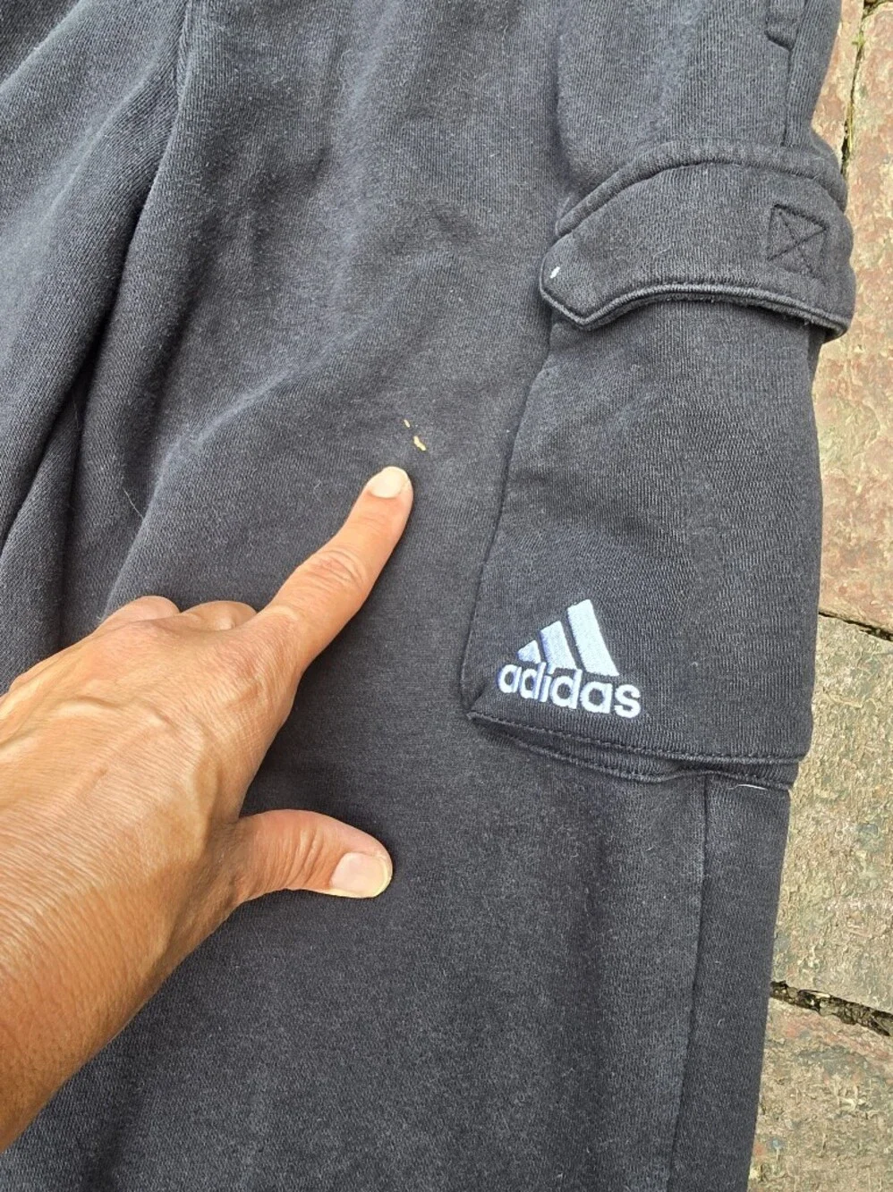 Adidas Bundle Black Hoodie with Black Joggers Tan Lightweight Joggers LG Play